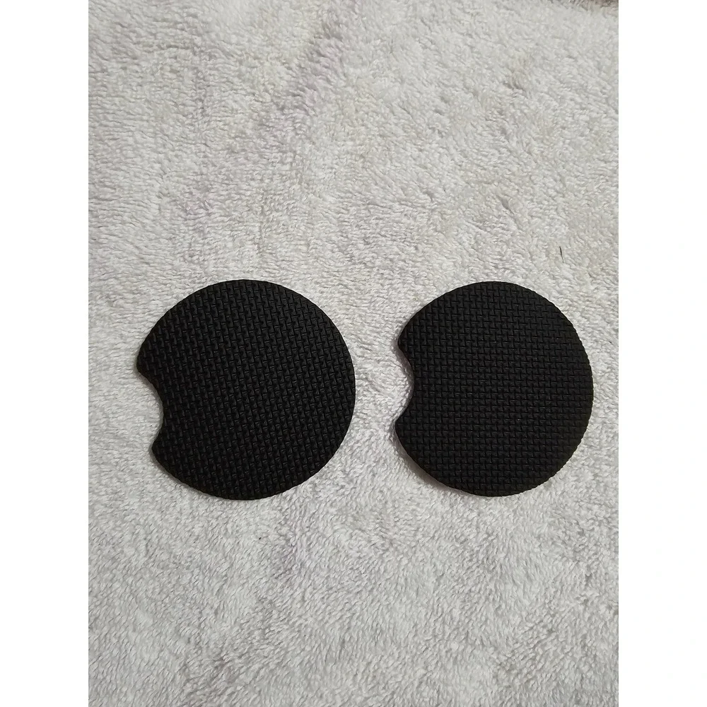 Puppy Car Coasters - Cute Dog Print, Absorbent Stone, Cup Holder Coasters‎